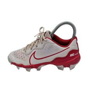 Nike Diamond Fastflex Baseball Cleats Youth 3Y Big Kids White Red DJ6525-104